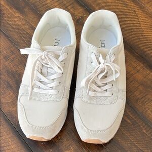 J. Crew Off-White Casual Sneakers